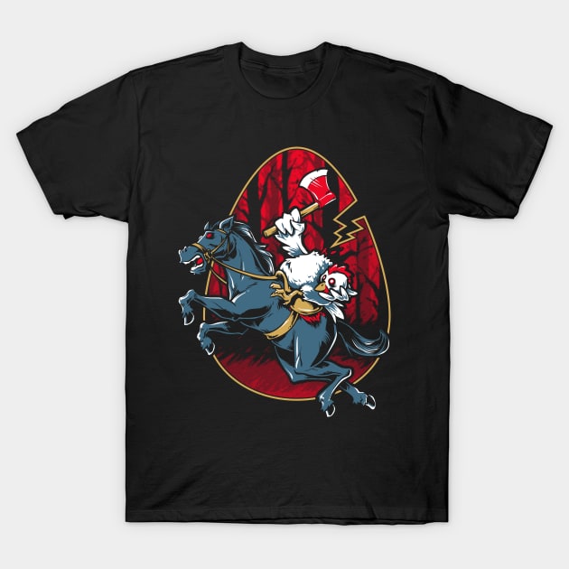 The Eggless Horseman T-Shirt by obvian
